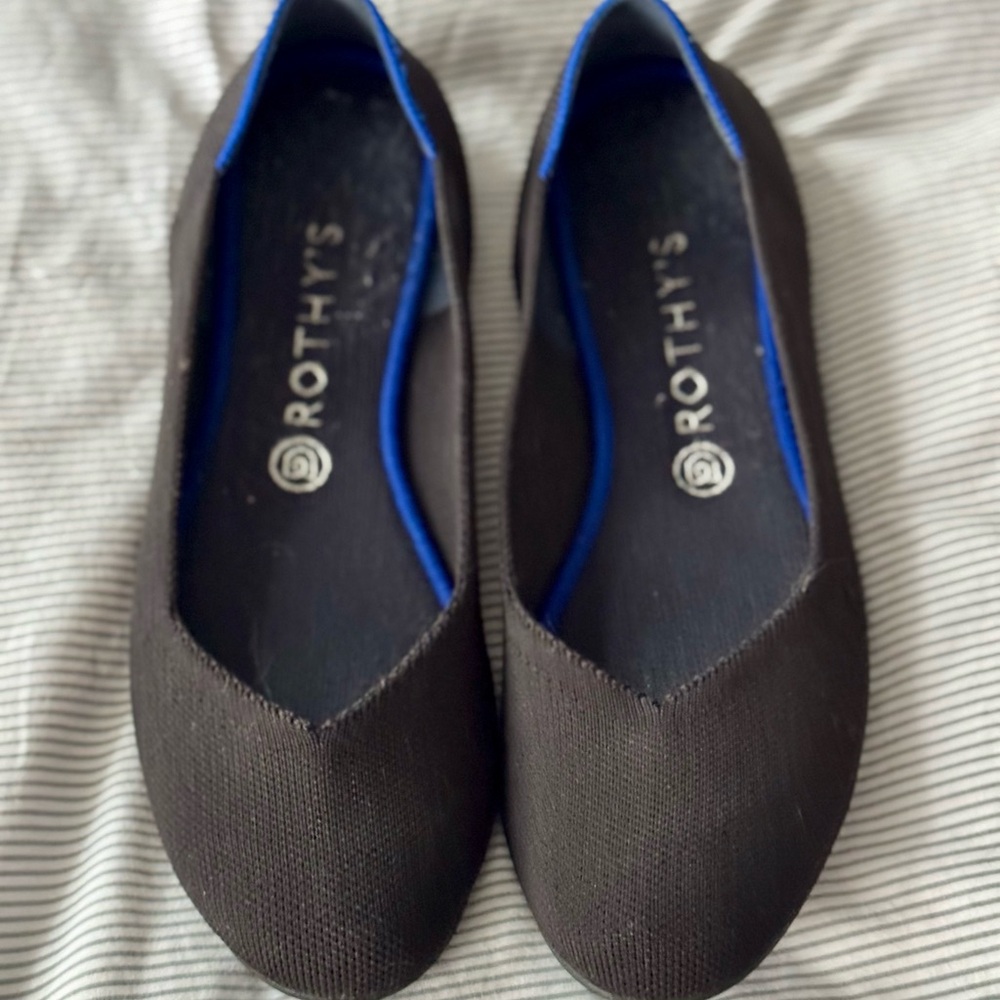 Rothy's Black Ballet Flats 10 - Picture 6 of 9